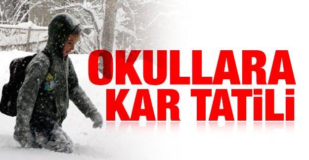 OKULLAR TATİL!