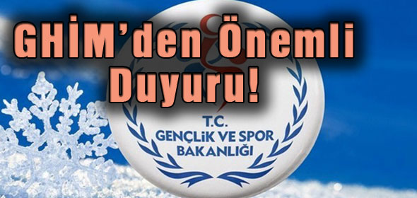 GHİM’den Önemli Duyuru!