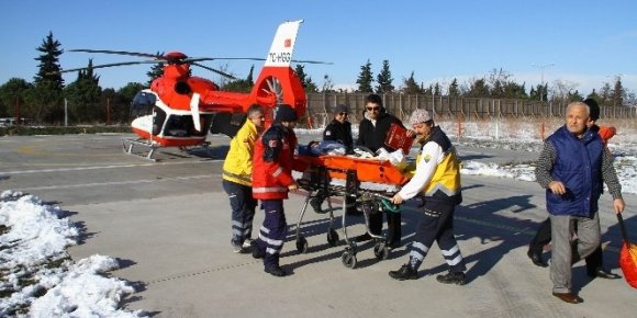 Kar Engeline Hava Ambulanslı Çözüm