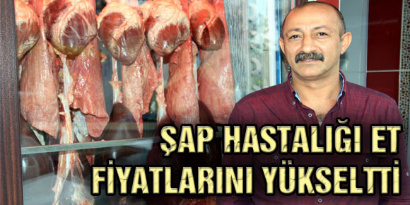 ŞAP HASTALIĞI ET FİYATLARINI YÜKSELTTİ