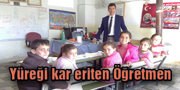 Yüreği kar eriten Öğretmen