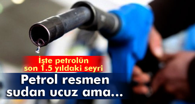 Petrol resmen sudan ucuz ama…