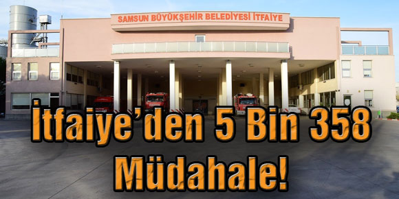 İtfaiye’den 5 Bin 358 Müdahale!