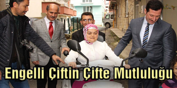 Engelli Çiftin Çifte Mutluluğu