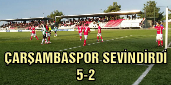 ÇARŞAMBASPOR SEVİNDİRDİ : 5-2