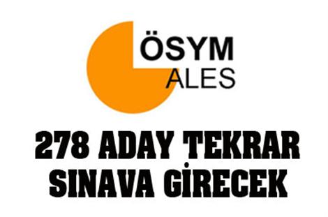 ÖSYM 278 adayı yeniden sınava alacak