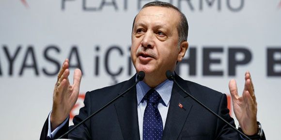Erdoğan: Dünyayı başlarına yıkarız