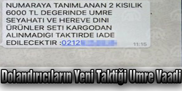 Dolandırıcıların Yeni Taktiği Umre Vaadi