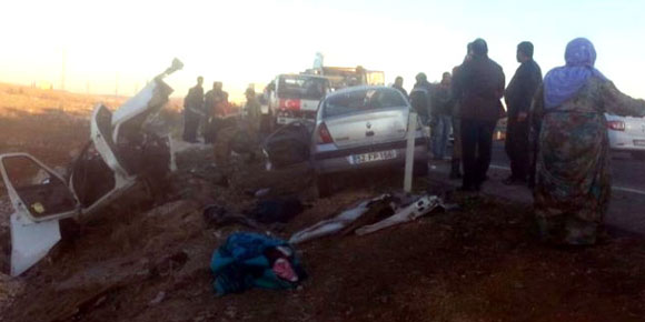 Gaziantepte feci kaza: 5 ölü, 2 yaralı