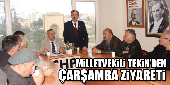 MİLLETVEKİLİ HAYATİ TEKİN’DEN ÇARŞAMBA ZİYARETİ