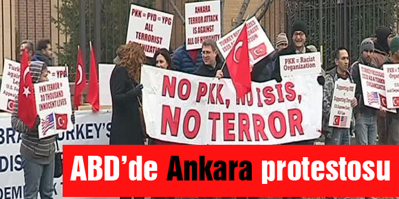 ABD’de Ankara protestosu