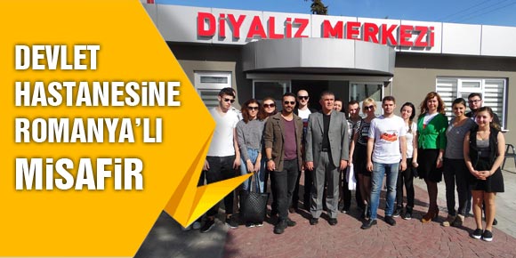 Devlet Hastanesine Romanyalı misafir