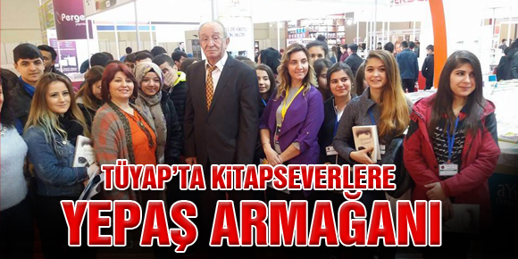 TÜYAP’TA KİTAPSEVERLERE YEPAŞ ARMAĞANI