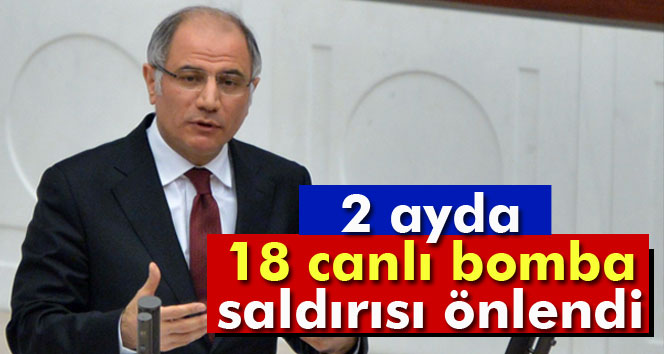 Efkan Ala: 2 ay içerisinde 18 canlı bomba saldırısını önlendi