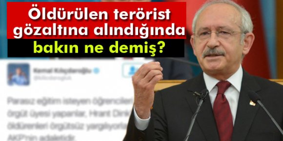 Öldürülen terörist gözaltına alındığında bakın ne demiş ?