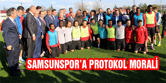 SAMSUNSPOR’A PROTOKOL MORALİ