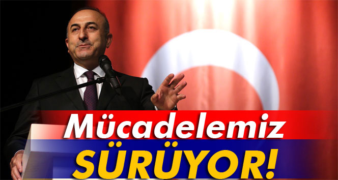 Çavuşoğlu: Mücadelemiz sürüyor