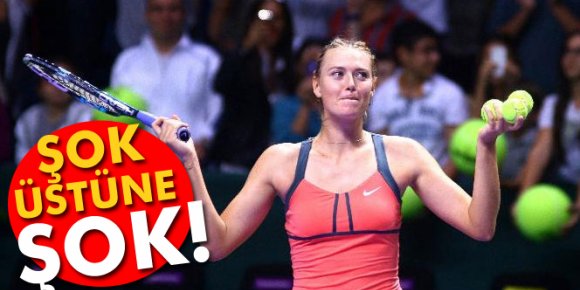 Sharapovaya şok üstüne şok!