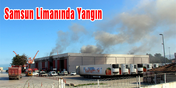 İtfaiyenin Karşısında Limanda Yangın