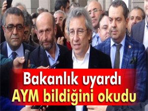 Bakanlık uyardı, AYM bildiğini okudu