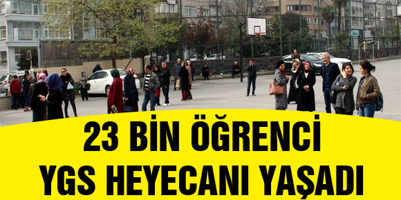 SAMSUN’DA 23 BİN ÖĞRENCİ YGS HEYECANI YAŞADI