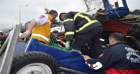 Fatsa’da Trafik Kazası: 1 Ölü, 1 Yaralı