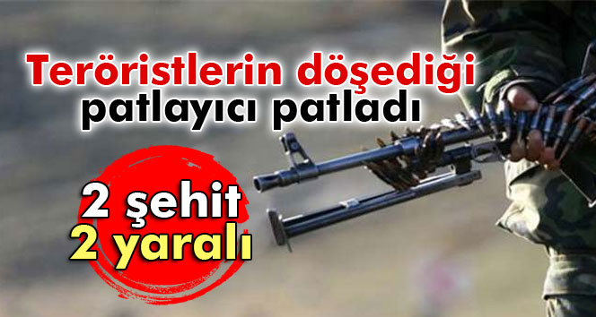 Nusaybinde teröristlerin döşediği EYP patladı: 2 şehit, 2 yaralı