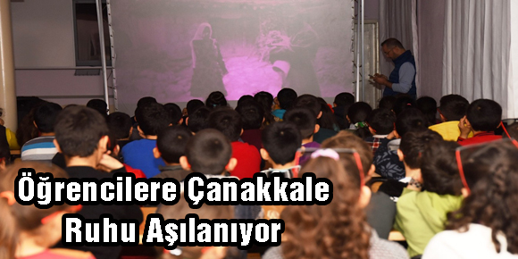 Öğrencilere Çanakkale Ruhu Aşılanıyor