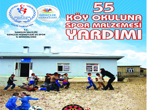 55 Köy Okuluna Spor Malzemesi Dağıtılacak