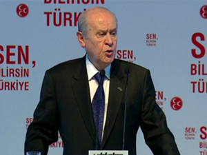 Bahçeli ismini taşıyan köprünün temelini attı