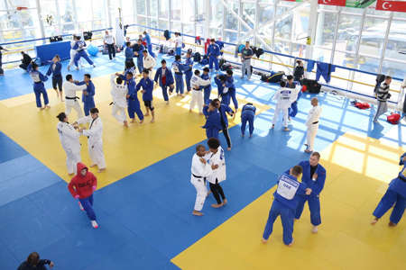 JUDO MİLLİ TAKIMLARI SON HAZIRLIKLARINI YAPTI