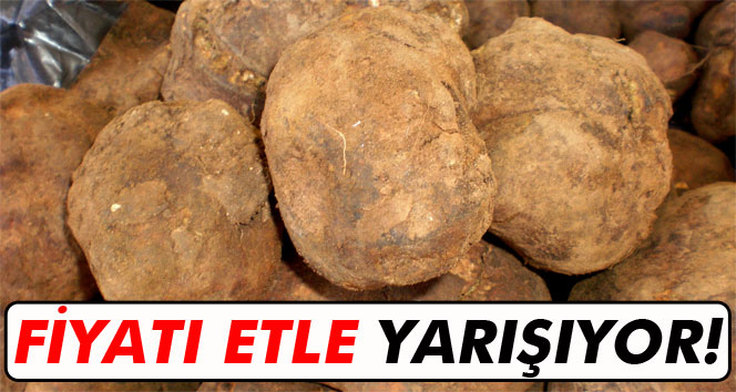 Yer elması, etle yarışıyor