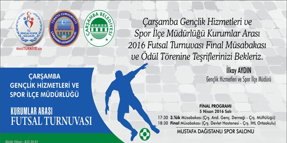 FUTSAL TURNUVASINDA FİNAL MAÇI