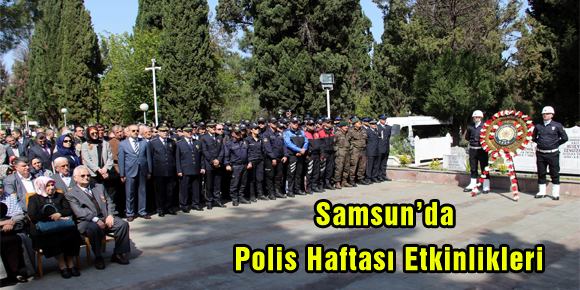 Samsun’da Polis Haftası Etkinlikleri