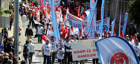 Samsun’da Gergin 1 Mayıs Kutlamaları