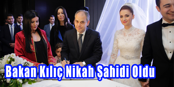 Gençlik Ve Spor Bakanı Akif Çağatay Kılıç Nikah Şahidi Oldu