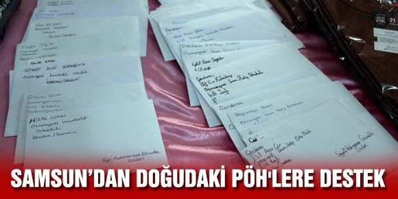 SAMSUN’DAN DOĞUDAKİ PÖHLERE DESTEK