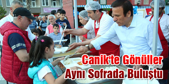 Canikte Gönüller Aynı Sofrada Buluştu