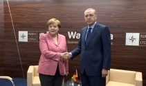 Erdoğan, Almanya Başbakanı Merkel ile görüştü