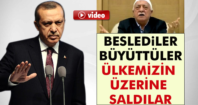 Erdoğan: Beslediler, büyüttüler, ülkemizin üzerine saldılar