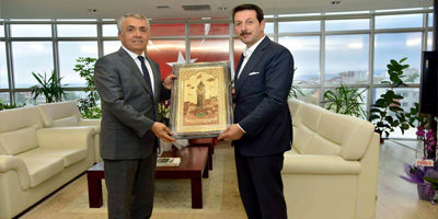 Başkan Tok'tan Rektör Bilgiç'e ziyaret