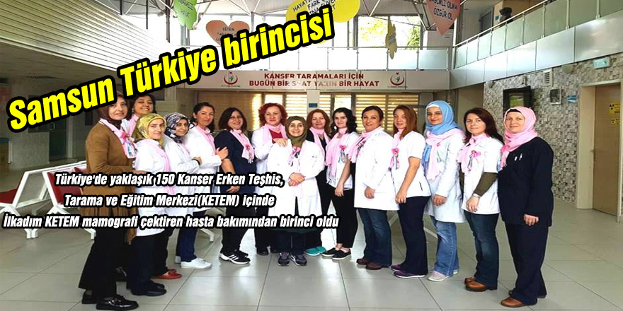 Samsun, meme kanseri taramasında Türkiye birincisi