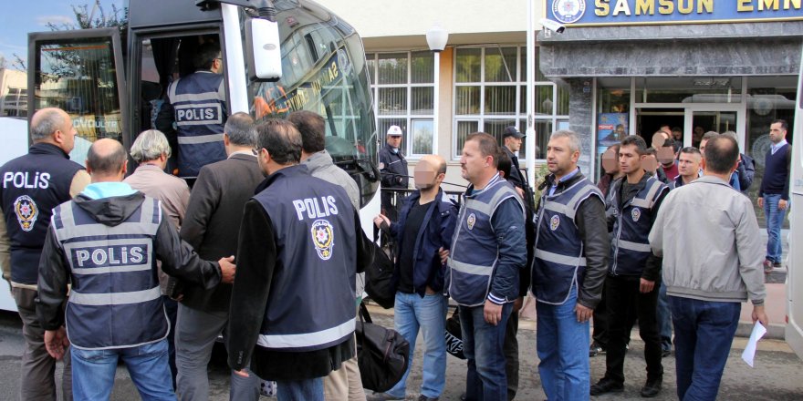 Samsun'da 29 öğretmen tutuklandı