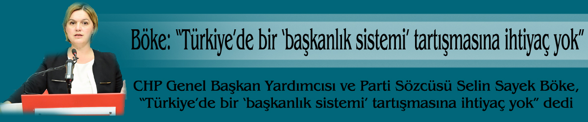 Böke: “Türkiye’de bir ‘başkanlık sistemi’ tartışmasına ihtiyaç yok”