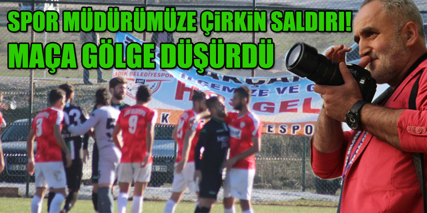 Spor Müdürümüze saldırı...