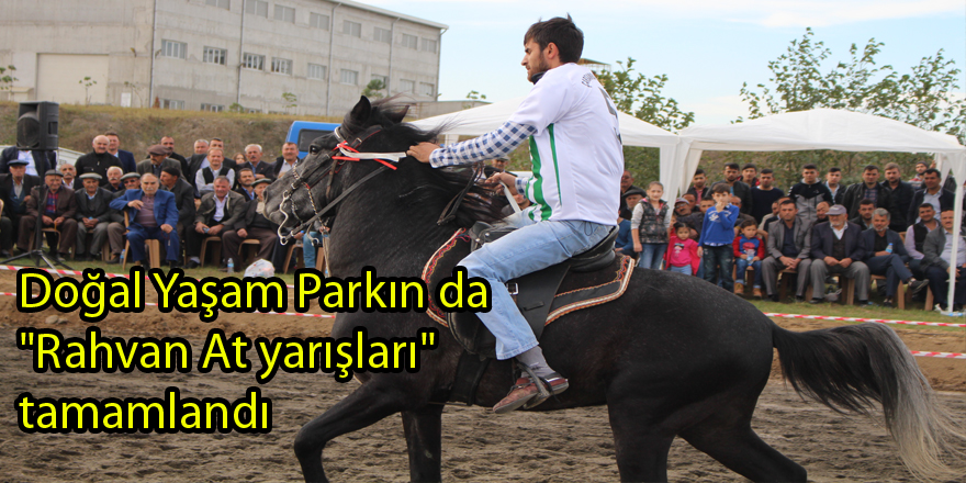 Doğal Yaşam Parkın da "Rahvan At yarışları" tamamlandı