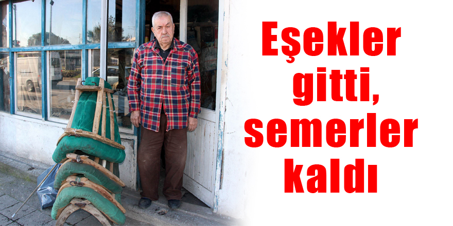 Eşekler gitti, semerler kaldı