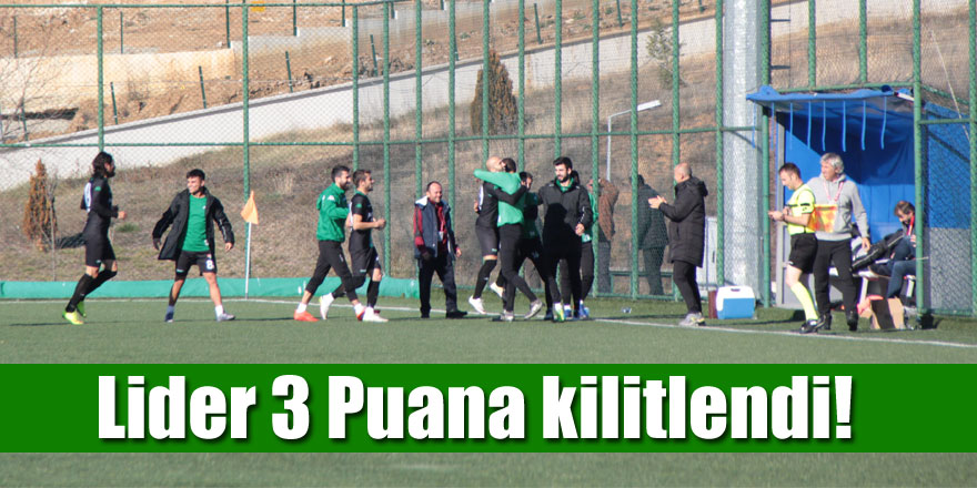 LİDER 3 PUANA KİLİTLENDİ