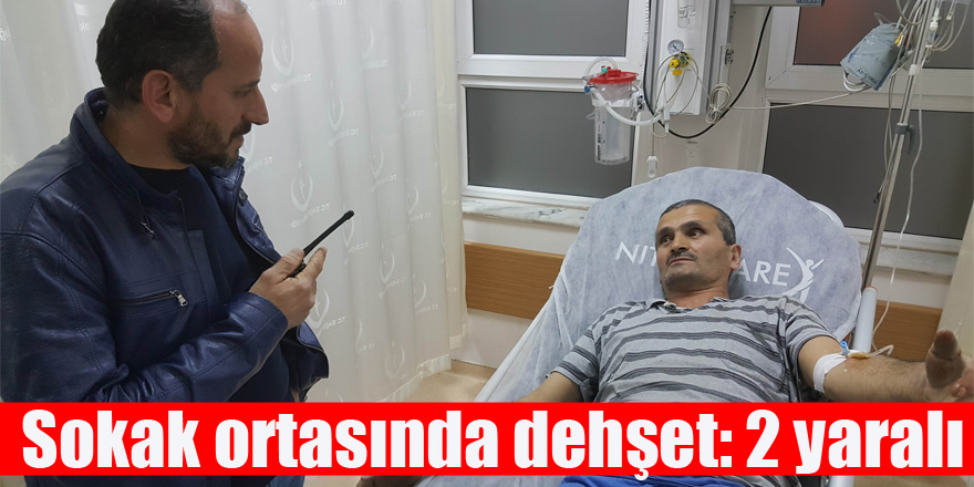 Samsun'da sokak ortasında silahlı dehşet: 2 yaralı