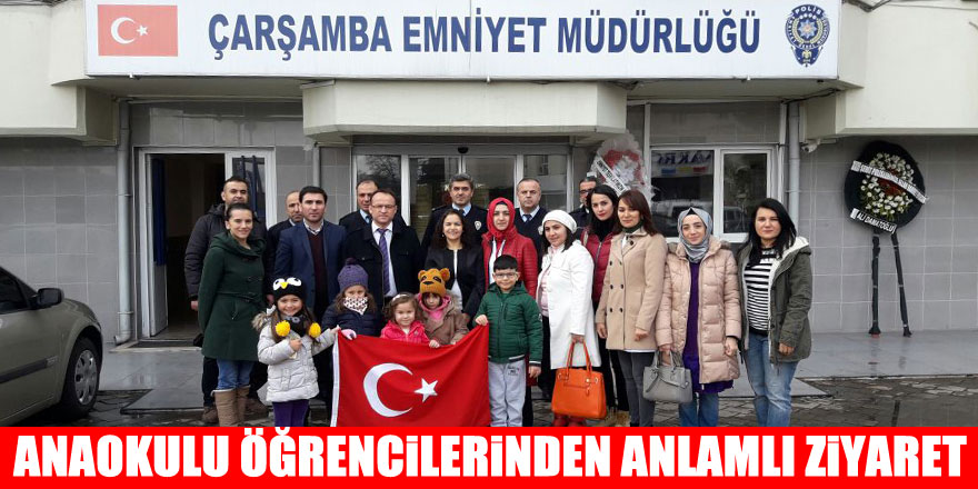 ANAOKULU ÖĞRENCİLERİNDEN ANLAMLI ZİYARET